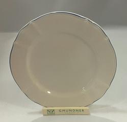 Gmundner Keramik-Teller/Desert barock neu blau